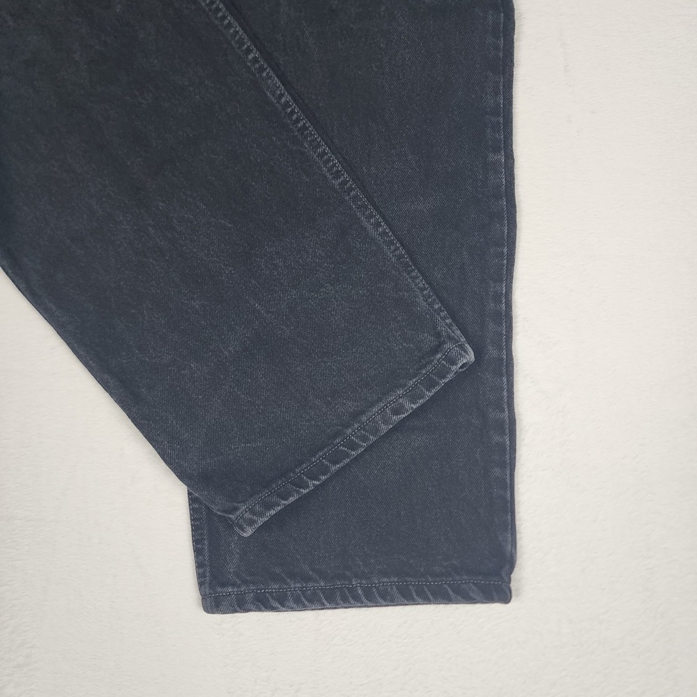 Levis 550 Jeans Mens Size 40x30 Black Denim Pants Relaxed Fit Faded Wash - Picture 8 of 13